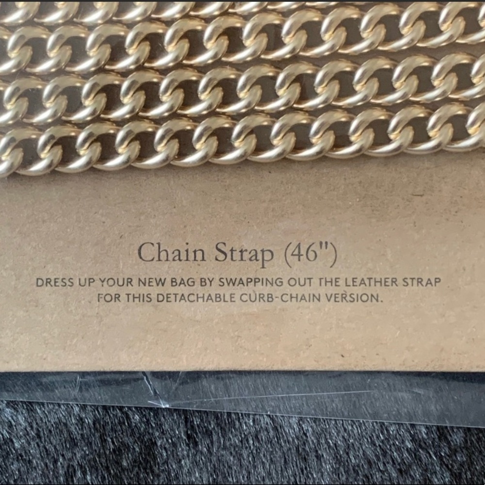 NEW! COACH Chain Bag Strap, Goldtone, NEW WITH TAGS! FABULOUS! NWT - Picture 11 of 14